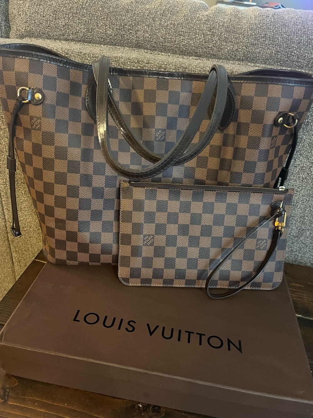 Neverfull MM DE & Pouch ✨